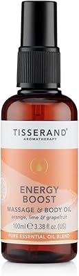 Massage oil and weaver body Aromatherapy Energy Boost, 100 ml.. DIAYTAR NIGERIA combines the largest product selection with affordable prices and reliable delivery.