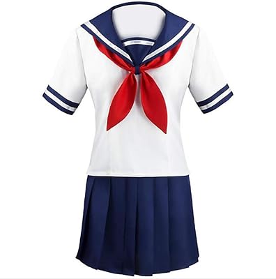 Cos-Animefly Yandere Simulator Ayano Aachi Yandere Chan Costume de Cosplay, Japanese schoolgirl uniform, pleated sailor skirt.. Looking for quality and speed? You’ll find both at DIAYTAR Nigeria.