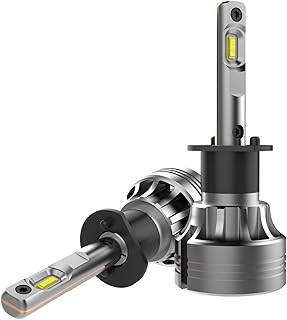 Novsight H1 LED headlight bulbs, H1 10,000 LM 10,000 LM bulbs extremely bright, xenon white 6,500 k, H1 LED lighthouse conversion, 360 -degree adjustable beam, H1 replacement light bulb, Lot of 2.. Need it fast? DIAYTAR Nigeria ships in just 5 to 8 days nationwide.
