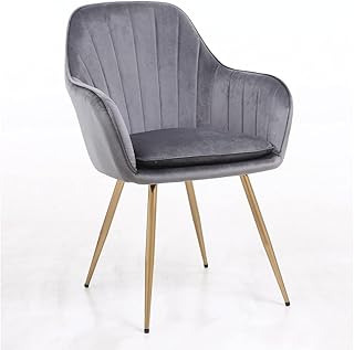 Dining room chairs, Velvet fabric chair for hotels, restaurants, office visitors ... (gray).. Shop across boundaries with DIAYTAR NIGERIA's comprehensive platform and budget-friendly delivery.
