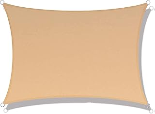 PU coating of 98 % UV protection, rectangular oxford fabric sail, sun visor for outdoor porch, lawn, garden (3 x 3 m, beach yellow).. Transform your online shopping experience with DIAYTAR NIGERIA's affordable and diverse marketplace.