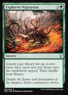 Magic: The Gathering Explosive vegetation (186 264) Dragons de Tarkir.. DIAYTAR NIGERIA: Creating access to affordable products for every Nigerian with our swift delivery service.