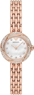Double action watch in stainless steel color pink gold emporio armani for women, ar11474 model.. Experience the joy of convenient shopping with DIAYTAR NIGERIA's vast selection and quick delivery service.