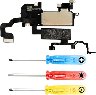 Speaker for M-Mobile headphones compatible with iPhone 12 Pro Max 2020-spare part for loudspeaker/headphones-with local sensor and screwdriver.. Nigeria's favorite online shopping platform, DIAYTAR offers unbeatable prices and delivery within a week.