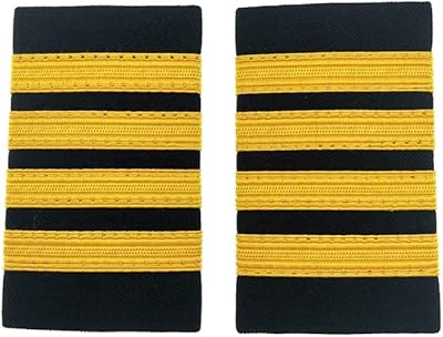 Professional uniform bars of airlines, 4 Captain Sliders Capulet, shoulder bars, gold, gold, medium.. Great finds. Great prices. Fast shipping. That’s DIAYTAR Nigeria.