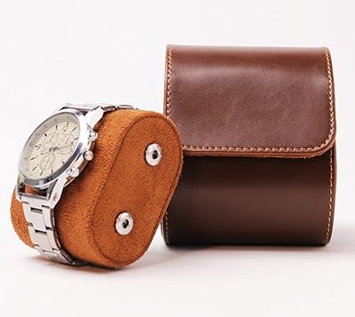 Luxury leather watch storage box, Sweet Seven travel watch case, 1 men's watch case, watch organizer for storage and display, perfect for birthdays and birthday gifts.. Explore the biggest product variety online — only at DIAYTAR Nigeria.