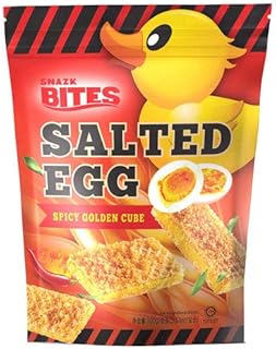 SNAZK BITES GOLDEN CUBE Biscuit spicy salted eggs - 100 g.. DIAYTAR NIGERIA: Where affordability meets variety, with thousands of products delivered in less than 8 days.