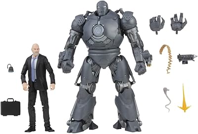 Marvel Legends Series Action figurine of Hasbro 6 ", pack of 2 Obadiah Stane and Iron Monger Infinity Saga, high -end design, 2 figurines and 8 accessories.. DIAYTAR NIGERIA makes online shopping accessible to all with budget-friendly prices and reliable delivery.