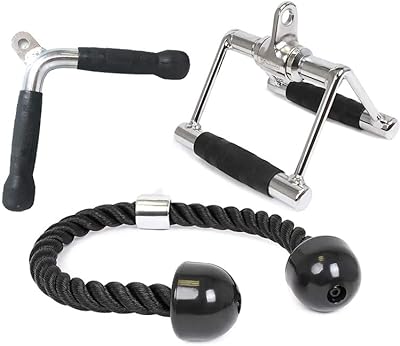 Triceps cable handles to be pulled down Yala Home Gym, Pulled handle accessories, V -shaped handle, Triceps rope, V -Handle, Cable Machine Accessories, Fitness Cable Handles.. Experience retail convenience with DIAYTAR NIGERIA's comprehensive platform and 5-8 day nationwide shipping.