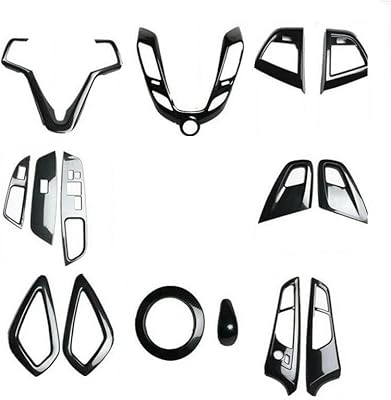 15 adapted pieces for Hyundai Veloster 2012-2017 Interior carbon fiber cover.. Shop without boundaries at DIAYTAR NIGERIA, offering affordable products with convenient delivery times.