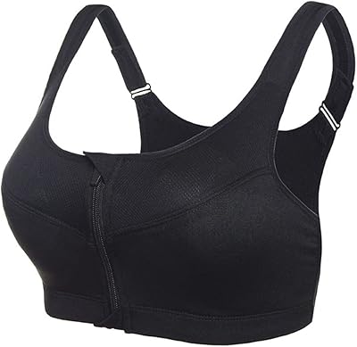 Dress Sisi Yoga Sports Sports bra with zipper on the front for women, black + beige.. Experience shopping satisfaction with DIAYTAR NIGERIA's vast selection and budget-friendly delivery options.