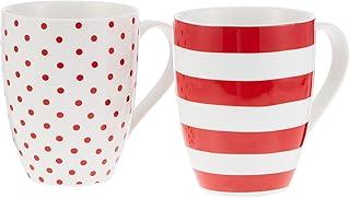 Red and white Symphony cups 4 rooms - 300 ml.. Embrace the convenience of DIAYTAR NIGERIA with thousands of products at your fingertips, delivered nationwide.