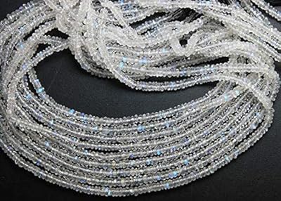 GEMSTONE 13.5 inch pearls Brin full, Facing slices in Arc-en-Ciel moonstone, at wholesale price, size 3 mm code-HIGH-2671.. Enjoy low prices, wide selections, and reliable delivery with DIAYTAR Nigeria.