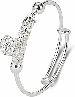 Silver -shaped heart -shaped jewelry bracelet, bell and clouds, with oval hinges, love gift watch.. DIAYTAR NIGERIA: Where every shopping need is met with affordable prices and reliable 5-8 day delivery.