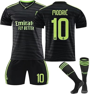 Real Madrid Exterior 2022-2023 MODRIC #10 Jersey/Slorts and SHOTES OF FOOTBALL BOOK, GROTRAY GIFT COFT FOR YOUNT.. Experience the power of choice with DIAYTAR NIGERIA's extensive catalog and reliable delivery service.