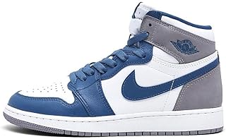 Jordan 1 retro shoes OG for older children, blue, white and gray cement (FD1437 410).. Your trusted shopping companion, DIAYTAR NIGERIA delivers affordable solutions in just 5-8 days.