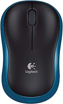 Logitech wireless mouse compatible pc and laptop - blue color.. DIAYTAR NIGERIA brings the marketplace to every Nigerian home with affordable prices and quick delivery.