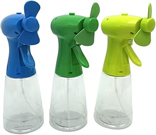 Fan with luxury portable water fog atb otp operating on battery - 3 package (blue/green/green fruit).. With DIAYTAR Nigeria, you can browse through thousands of items at the best prices. Place your order today and receive it in less than a week.