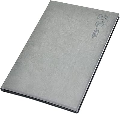 FIS English address book, 50 sheets, UV, gray, size 148 mm x 210 mm.. DIAYTAR NIGERIA connects you with endless possibilities through our affordable e-commerce platform.