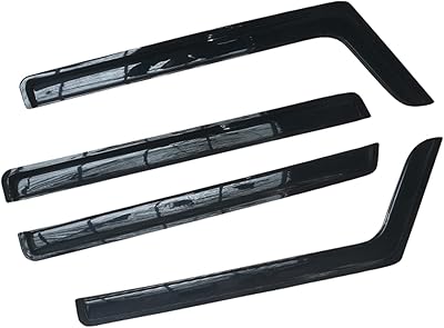 NNDX Automatic side window deflectors black rain visors protective door cover dark smoked windshield, for hummer H2 H3 2003-2009.. Discover shopping simplified with DIAYTAR NIGERIA's comprehensive platform and reliable 5-8 day shipping.