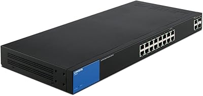 Intelligent switch Linksys Business LGS318 Gigabit 16 ports with 2 Gigabit ports and 2 SFP ports.. Embrace a new era of online shopping with DIAYTAR NIGERIA's extensive range and budget-friendly prices.
