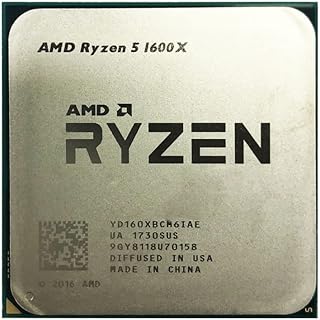 AMD Ryzen processor 5 1600x R5 1600x 3.6 GHz CPU Six Cœurs Twelve Threads 95 W L3 = 16 MB YD160XBCM6IAE SOCKET AM4 WITHOUT FAN.. DIAYTAR NIGERIA: Where shopping dreams become reality with affordable prices and prompt shipping.