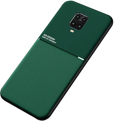 Kibosh cover for Poco M2 Pro, Xiaomi Redmi Note 9S/Note 9 Pro/Note Max - Shock absorption cover with integrated metal plate for Poco M2 Pro, Xiaomi Redmi Note 9S/Note 9 Pro/Note 9 Pro Max - Green green.. DIAYTAR NIGERIA: Bringing quality products to your doorstep at prices that won't break the bank.