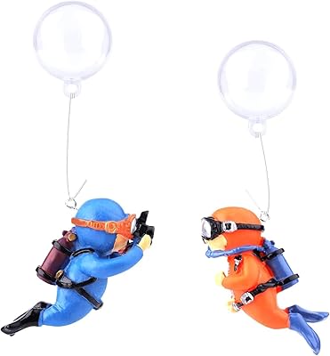 Aquarium decoration, cute aquarium ornament mini diver, aquarium decoration, floating aquarium decoration (orange, blue).. Your ideal shopping companion, DIAYTAR NIGERIA offers unmatched variety with delivery within a week.