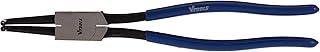 External circular tweezers in 13 -inch carbon steel with curved ends, robust loop pliers, black with handle soaked in blue PVC, VT2160.. DIAYTAR NIGERIA: Bringing quality products to every Nigerian home at prices everyone can afford.