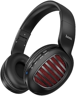 HOCO W23 - Bluetooth headset with exceptional sound, V5.0 Bluetooth, Duration of use: Up to 8 hours, standby in standby: Up to 200 hours, supports the TF card and mode to, compatible with mobiles and tablets - Black.. Get more for less on DIAYTAR Nigeria — Nigeria’s favorite e-commerce platform.