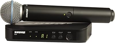 Sure BLX24/B58 wireless microphone system with BLX4 receiver and BLX2 portable transmitter with BETA 58A microphone capsule optimized for voice applications - K14 range.. DIAYTAR NIGERIA: Where every shopping need is met with affordable prices and timely delivery.