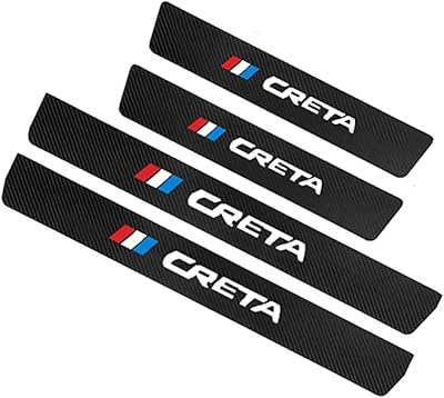 4 parts of carbon fiber carbon carbon threshold strips for Hyundai Creta IX25, non -slip protective strip to protect the threshold from scratches.. Your favorite brands are just a click away on DIAYTAR Nigeria.