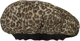 Goodrun Professional Wireless Hairdressing Bonnet to revitalize in depth, thermal hat for microwave hair care for spa, heat treatment caps for hair with linen seeds (leopard).. Shop quality and variety at unbeatable prices on DIAYTAR Nigeria — delivery in under 8 days.
