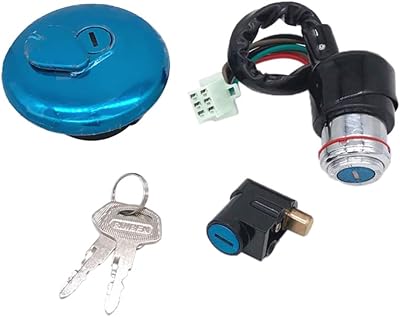 Fuel tank plug + Contact key switch + front direction locking kit for Suzuki GN125.. Your ultimate shopping destination, DIAYTAR NIGERIA combines extensive selection with affordable shipping.