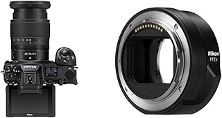 Digital camera without mirror full format Nikon Z7II 45.7 MP with 24-70 mm f/4 lens and FTZ III mount adapter, black.. Shop with purpose at DIAYTAR NIGERIA and receive your purchases at unbeatable prices within the week.