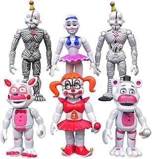 6 pieces/anime figurine set inspired by five -night toys FNAF girls bonnie bear foxy dolls in pvc sculpture gift games for fans... DIAYTAR NIGERIA transforms dreams into deliveries with our affordable prices and reliable shipping.