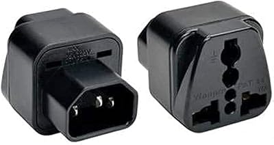 Universal female Female C14 Wirecom power supply to black sector supply connector.. Experience DIAYTAR NIGERIA, where extensive product variety meets pocket-friendly prices and reliable delivery.