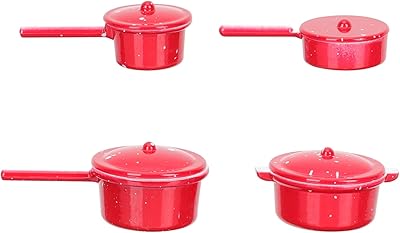 Toyvian 4 pieces pans and miniature metal stoves metal kitchen utensils kitchen kitchen toys for doll house kitchen accessories for boys and girls.. Shop smart, shop DIAYTAR - Nigeria's most affordable e-commerce platform with nationwide delivery.