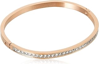 Transparent bracelet for women, small, rose gold.. Experience the ultimate in shopping convenience with DIAYTAR NIGERIA's vast catalog and 5-8 day delivery.