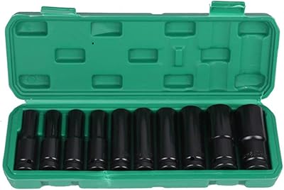 10 pieces set of 1/2 inch electric key accessories set of domestic steel sleeves multifunction practical sleeves with storage box.. Enjoy stress-free shopping with affordable prices on DIAYTAR Nigeria.