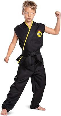 Cobra Kai costume for boys, Cobra Kai costume for children with black belt (batch of 1), black.. Tired of overpriced goods and slow delivery? DIAYTAR Nigeria brings affordability and speed together with a wide selection of products.