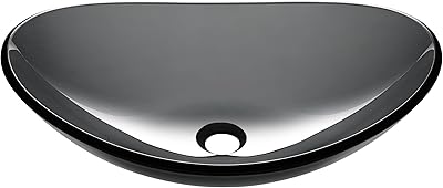 EcoToWare Dipped Glass Oval Bathroom Sink, Comptoir Sink, Mounting Sink on transparent top, gray.. Shop smarter with DIAYTAR Nigeria — from household essentials to electronics, we have everything you need. Plus, our delivery is fast, secure, and arrives between 5 and 8 days.