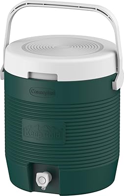 Isolated water cooler Cosmoplast MFKCXX012DG - Green, Small 12 L.. DIAYTAR NIGERIA: Connecting Nigerians with their needs through affordable prices and 5-8 day shipping.