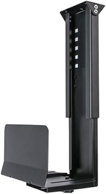 CPU support adjustable under the desk, PC support, CPU support, metal chassis support, base chassis base support, cooling storage tray, shelves, PC support (color: black).. Discover endless possibilities with DIAYTAR NIGERIA's extensive product range and affordable shipping.
