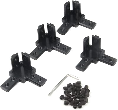 Zeberoxyz 3 -lane angle support black series 3030 with m6 bolts for screws.. DIAYTAR NIGERIA: Revolutionizing accessibility to quality products at budget-friendly prices across Nigeria.