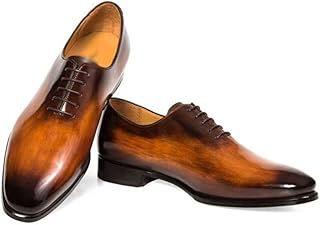 Oxford zerobrino shoes in Italian leather gentry for men, handmade desk shoes for wedding (color: brown, size: 40).. No hidden costs, no long delays — just DIAYTAR Nigeria convenience.