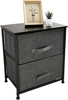 Kktoner wardrobe organizer with 2 drawers, vertical cabinet, foldable and extractable fabric bins for bedroom.. DIAYTAR NIGERIA brings quality products to every corner of Nigeria at prices everyone can afford.
