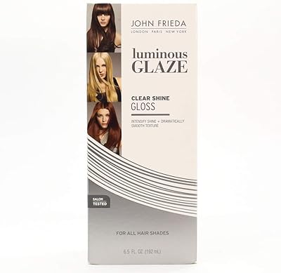 John Frieda Luminous Glaze Clear Shine Gloss, Anti-Decoloration, Rich and shiny color, safe for colorful hair, 194 ml.. DIAYTAR NIGERIA connects desires with reality through affordable prices and reliable delivery service.