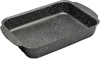 Set of rectangular Alcar granite oven plates - roasting dish - baking sheet with non -stick coating - oven dish - roasting plate for lasagna, chicken and vegetables.. Shop across boundaries at DIAYTAR NIGERIA and enjoy budget-friendly nationwide delivery within the week.