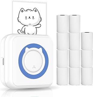 Tout-in-one photo printer Namolit Multifunction Multifunction Printer Mini-Instant Share Wireless Instant Small Instant BT For Smartphone With 11 Rollers of 57 mm Paper Compatible with Android iOS -1.. Experience the convenience of boundless shopping with DIAYTAR NIGERIA's vast selection and quick delivery.